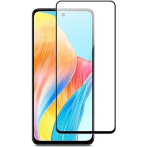 Mobigear Premium OPPO A58 4G Panzerglas Gehärtetes Glas Displayschutz - Hüllenfreundlich - Schwarz