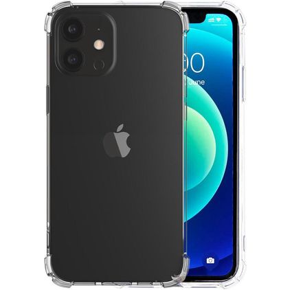 Mobigear Cushion Transparent iPhone 13 Mini TPU (flexibel) Backcover Shockproof - Transparent