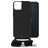 Mobilize Lanyard Gelly iPhone 14 Flexibles TPU Handykette - Schwarz