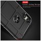 Mobigear Rugged Shield Motorola One Power Hülle Flexibles TPU Backcover Stoßfest - Grün