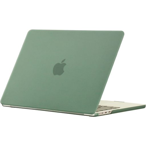 Mobigear Matte MacBook Air 15 Zoll (2023-2025) Hardcase Hülle MacBook Case - Grün - Model A2941 / A3114 / A3241