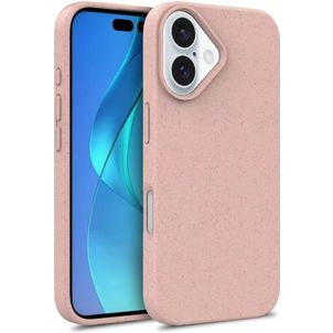 Mobigear Bio iPhone 16 Plus Hülle Umweltfreundliches Backcover - Pink