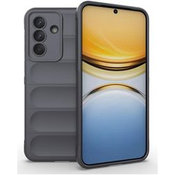 Mobigear Bumpy Samsung Galaxy A37 Hülle Flexibles TPU Backcover - Grau