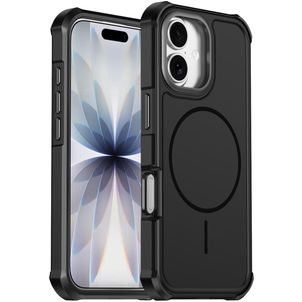 Mobigear Airbag Shockproof iPhone 17 MagSafe Hülle Hardcase Backcover Stoßfest - Schwarz