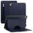 Mobigear Magnetic Folio iPad Air 2 (2014) Hülle Klapphülle + Stifthalter - Marineblau