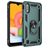 Mobigear Armor Ring Samsung Galaxy A01 Hülle Hardcase Backcover Stoßfest mit Ringhalter - Grün
