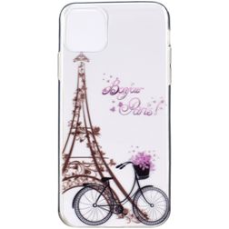 Mobigear Design iPhone 11 Pro Max Hülle Flexibles TPU Backcover - Eiffelturm