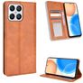 Mobigear Sensation HONOR X8 Hülle Klapphülle Geldbörse - Braun