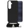 Mobilize Lanyard Gelly Samsung Galaxy A25 Flexibles TPU Handykette - Schwarz