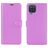 Mobigear Classic Samsung Galaxy A12 Hülle Klapphülle Geldbörse - Lila