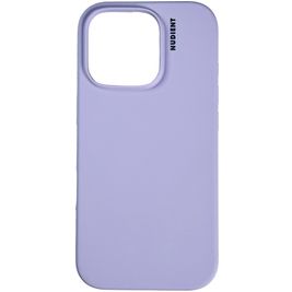 Nudient Base iPhone 16 Pro Max Silikon Hülle Backcover - Soft Purple