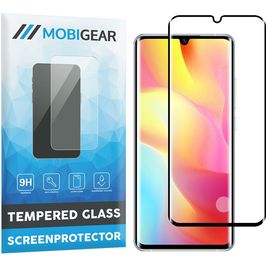 Mobigear Premium Xiaomi Mi Note 10 Lite Panzerglas Gehärtetes Glas Displayschutz - Hüllenfreundlich - Schwarz