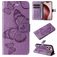 Mobigear Butterfly iPhone 16 Pro Hülle Klapphülle Geldbörse - Lila