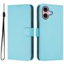 Mobigear Urban Wallet iPhone 16 Hülle Klapphülle Geldbörse - Blau