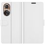 Mobigear Classic HONOR 50 Hülle Klapphülle Geldbörse - Weiß