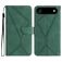 Mobigear Stitch iPhone Air Hülle Klapphülle Geldbörse - Grün