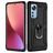 Mobigear Armor Ring Xiaomi 12 Hülle Hardcase Backcover Stoßfest mit Ringhalter - Schwarz