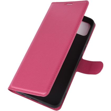 Mobigear Classic Realme C11 (2020) Hülle Klapphülle Geldbörse - Magenta