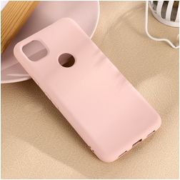 Mobigear Rubber Touch Google Pixel 4a Silikon Hülle Backcover - Pink