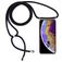 Mobigear Lanyard iPhone XS Flexibles TPU Handykette - Transparent / Schwarz Mobigear Lanyard iPhone XS Flexibles TPU Handykette - Transparent / Schwarz