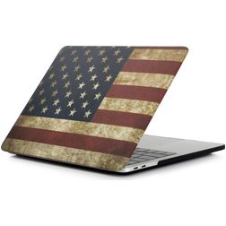 Mobigear Design MacBook Pro 16 Zoll (2019-2020) Hardshell Hülle Laptop Cover MacBook Case - US Flag - Modell A2141