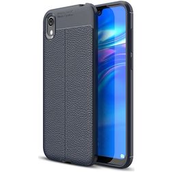 Mobigear Luxury HONOR 8S Hülle Flexibles TPU Backcover - Marineblau