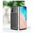 Mobigear Racing OPPO Reno 4 Hülle Flexibles TPU Backcover - Schwarz