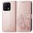 Mobigear Clover Xiaomi 13 Klapphülle Portemonnaie - Roségold