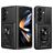 Mobigear Armor Ring Cam Slide Samsung Galaxy Z Fold 8 Ultra Hülle Hardcase Backcover Stoßfest mit Ringhalter und Kamera Slider - Schwarz