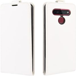 Mobigear LG K51s Hülle Flipcase - Weiß
