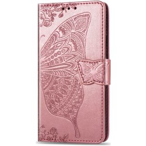 Mobigear Butterfly iPhone 11 Hülle Klapphülle Geldbörse - Roségold