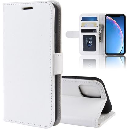 Mobigear Wallet iPhone 11 Klapphülle Portemonnaie - Weiß