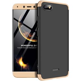 Mobigear TriGuard Xiaomi Redmi 6A Hülle Hardcase Backcover - Schwarz / Gold Mobigear TriGuard Xiaomi Redmi 6A Hülle Hardcase Backcover - Schwarz / Gold