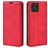 Mobigear Retro Slim HONOR X8 Hülle Klapphülle Geldbörse - Rot