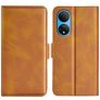 Mobigear Slim Magnet HONOR X7 Hülle Klapphülle Geldbörse - Cognac