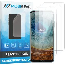 Mobigear Nokia X10 Displayschutz Schutzfolie - Hüllenfreundlich (3er Pack)