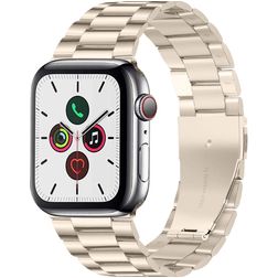 Mobigear Antwerp Edelstahl Apple Watch Armband Faltschließe - 42/41/40/38 mm - Polarstern