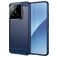 Mobigear Brushed Slim Xiaomi 15 Hülle Flexibles TPU Backcover - Dunkelblau