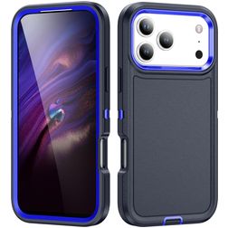 Mobigear Rugged iPhone 17 Pro Hülle Hardcase Backcover Stoßfest - Blau