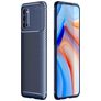 Mobigear Racing OPPO Reno 4 Hülle Flexibles TPU Backcover - Blau