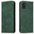 Mobigear Retro Slim Samsung Galaxy S20 Plus Hülle Klapphülle Geldbörse - Grün