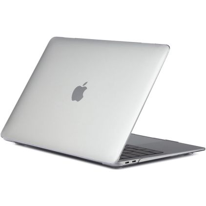 Mobigear Glossy MacBook Air 13 Zoll (2018-2020) Hardcase Hülle MacBook Case - Transparent - Model A1932 / A2179 / A2337