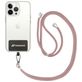Mobigear Nylon Lanyard Universal-Handykette einstellbar - Roségold
