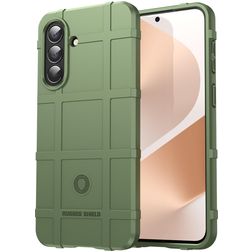 Mobigear Rugged Shield Samsung Galaxy A57 Hülle Flexibles TPU Backcover Stoßfest - Grün