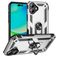 Mobigear Armor Ring iPhone 17 Hardcase Backcover Shockproof mit Ringhalter - Silber