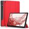 Mobigear Tri-Fold Samsung Galaxy Tab S9 Plus Hülle Klapphülle + Stifthalter - Rot