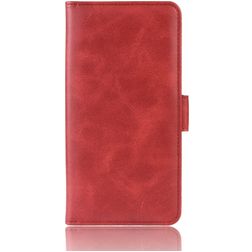 Mobigear Slim Magnet Huawei P40 Hülle Klapphülle Geldbörse - Rot