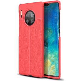 Mobigear Luxury Huawei Mate 30 Pro Hülle Flexibles TPU Backcover - Rot