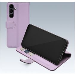 Mobilize Premium Gelly Samsung Galaxy S25 FE Hülle Klapphülle Geldbörse - Lila