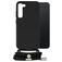 Mobilize Lanyard Gelly Samsung Galaxy S23 Plus Flexibles TPU Handykette - Schwarz